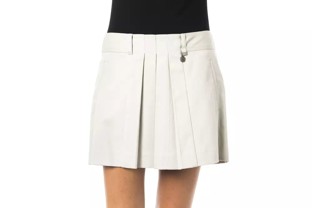 Gray Cotton Skirt