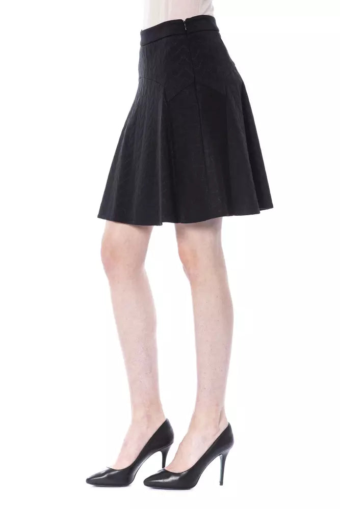 Black Polyester Skirt