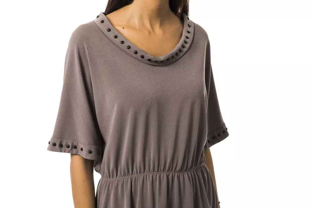 BYBLOS Gray Polyester Tops &Amp; T-Shirt