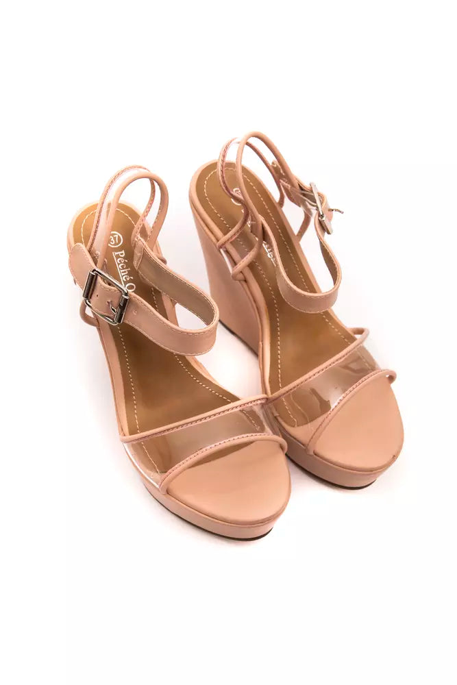 Beige Polyurethane Sandal