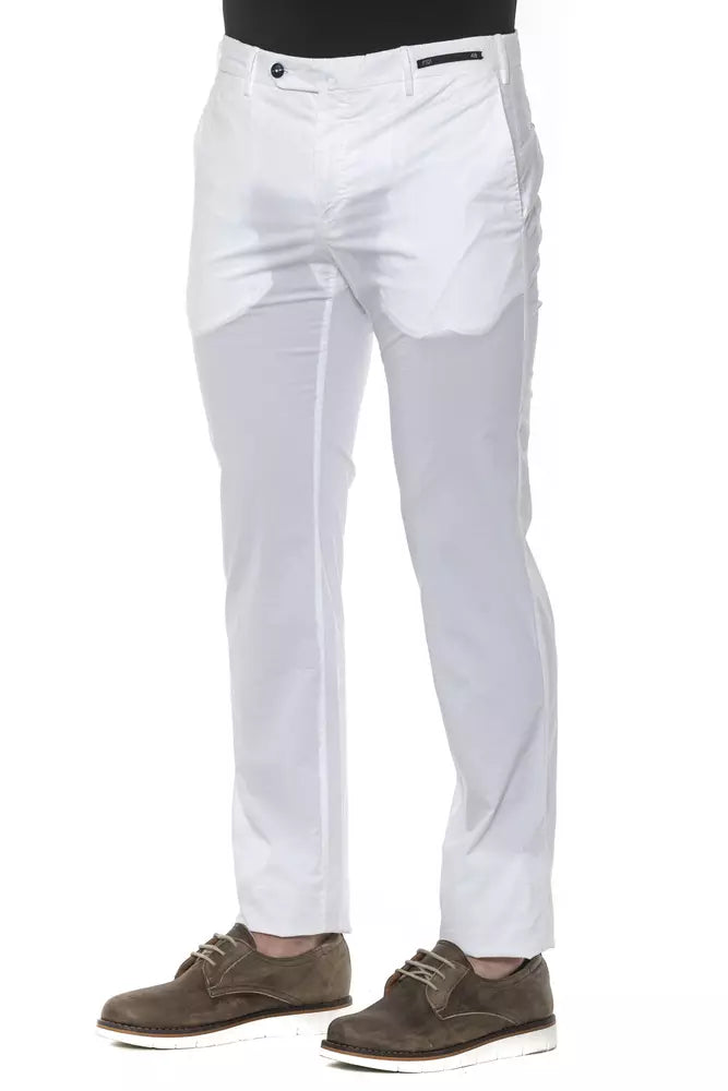 White Cotton Jeans & Pant