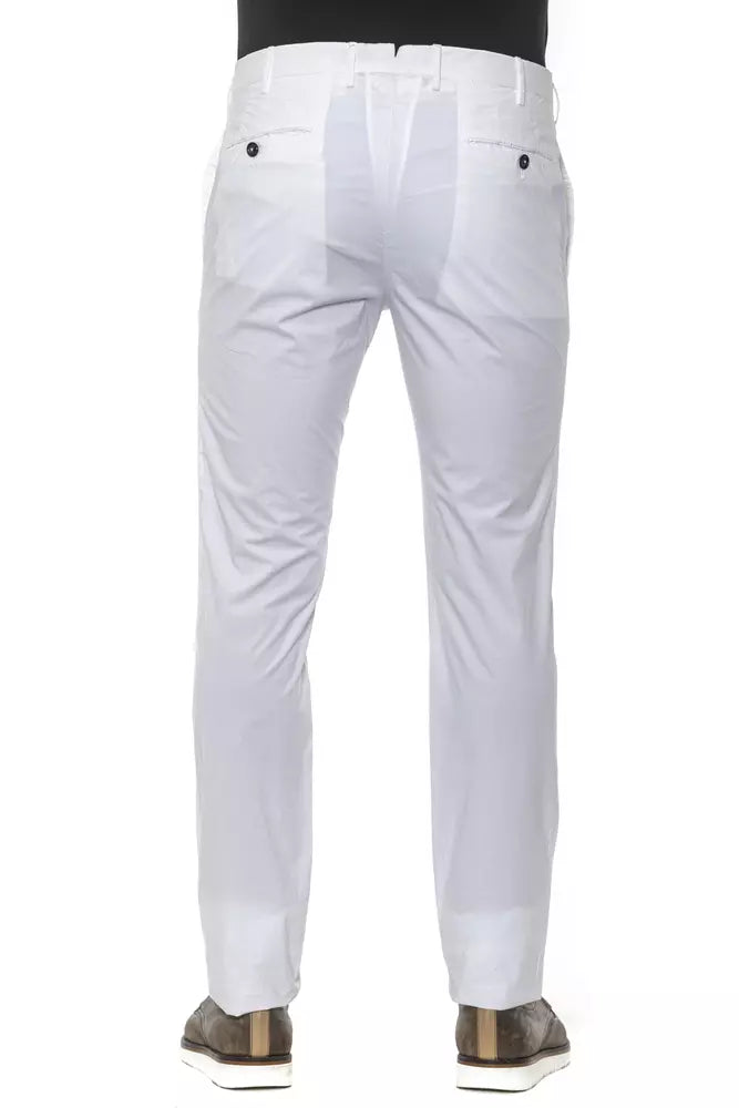 White Cotton Jeans & Pant