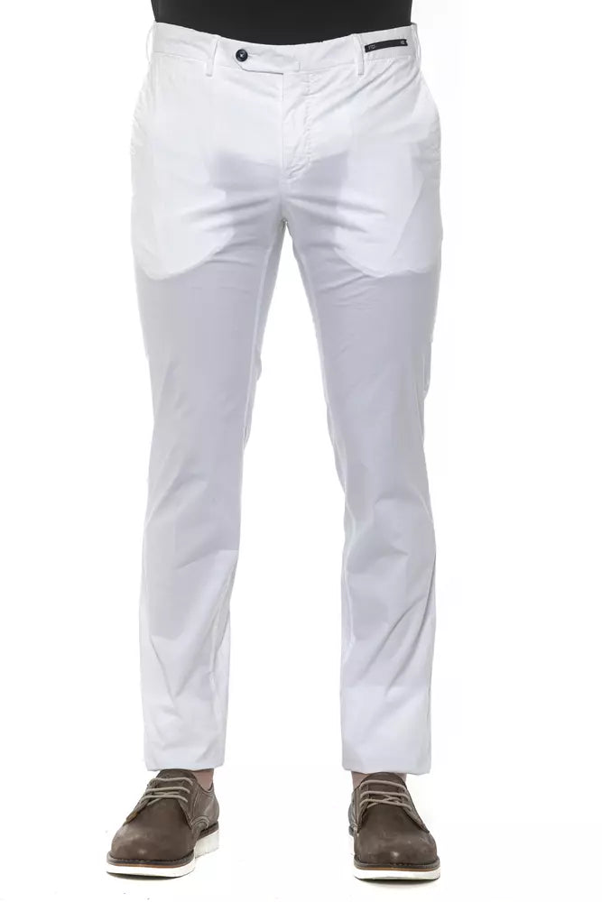 White Cotton Jeans & Pant