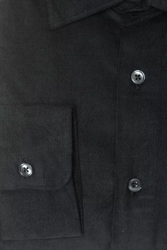 Black Cotton Shirt