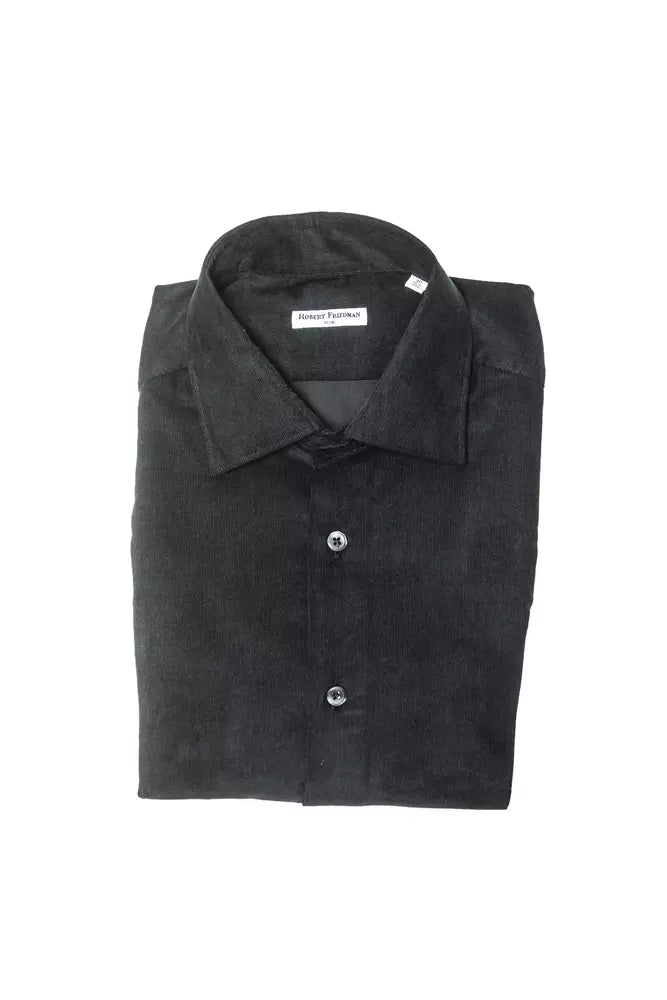 Black Cotton Shirt