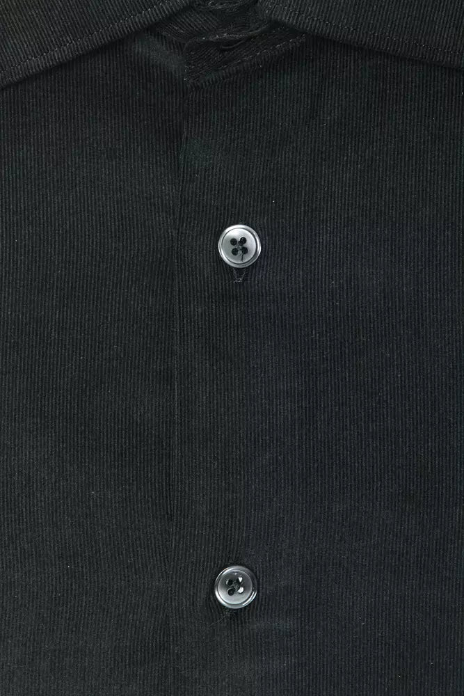 Black Cotton Shirt