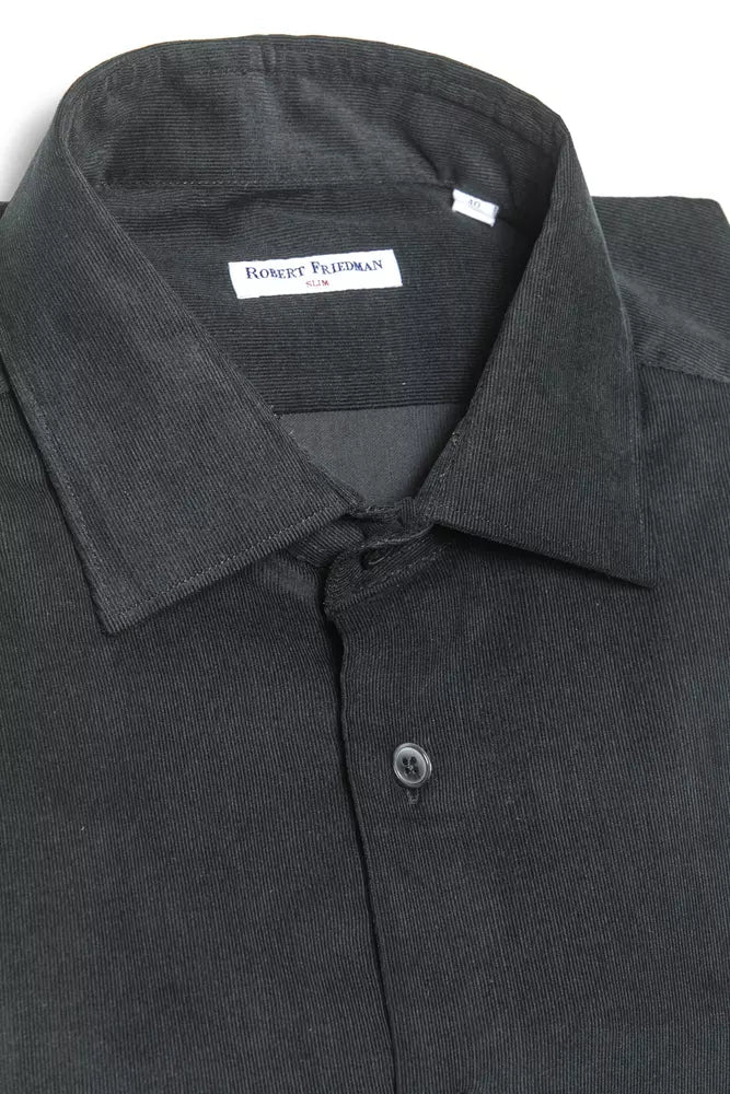 Black Cotton Shirt