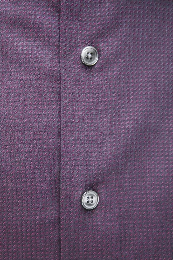 Robert Friedman Burgundy Cotton Shirt