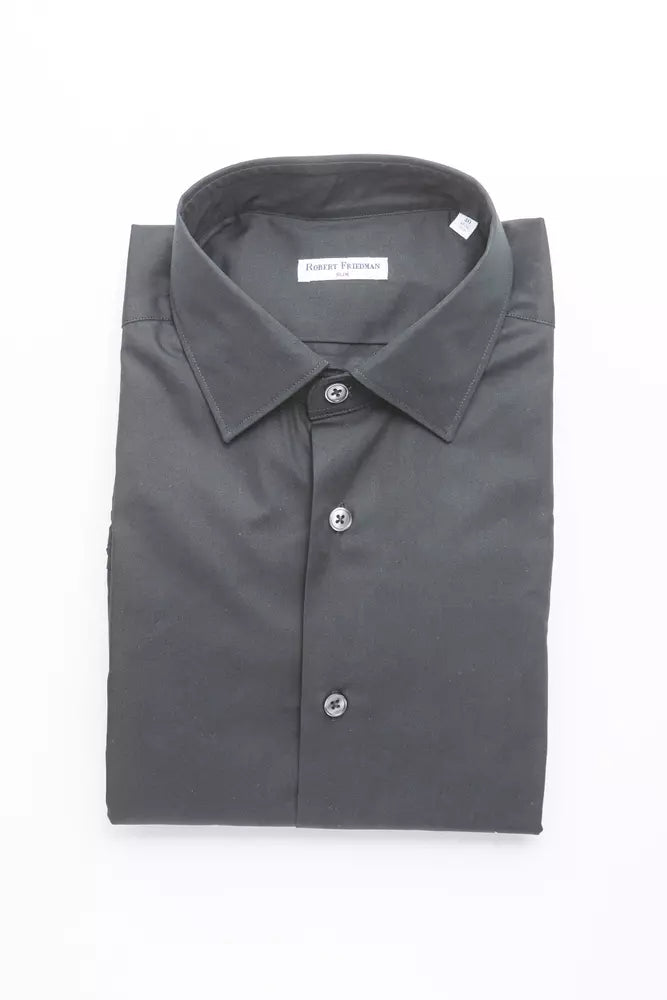 Black Cotton Shirt