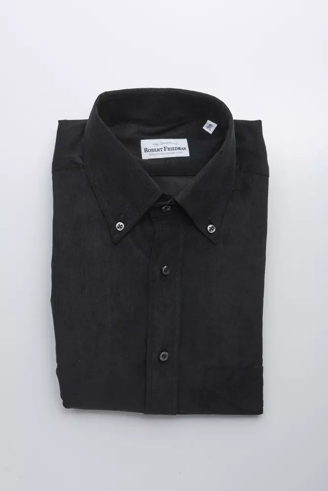 Black Cotton Shirt