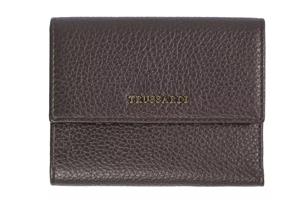 Trussardi Brown Leather Wallet