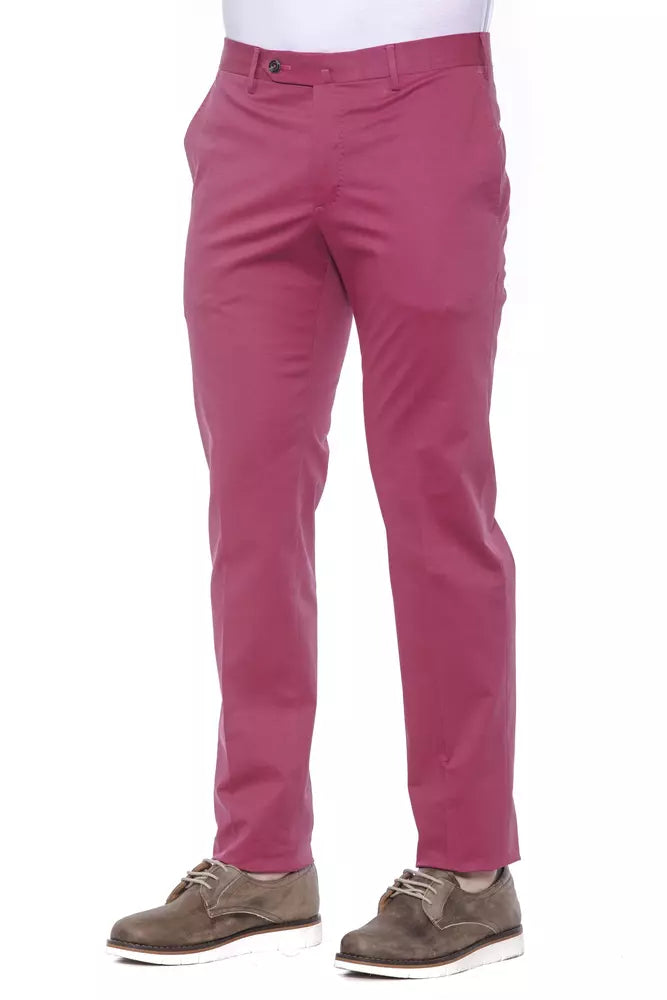 Fuchsia Cotton Jeans & Pant