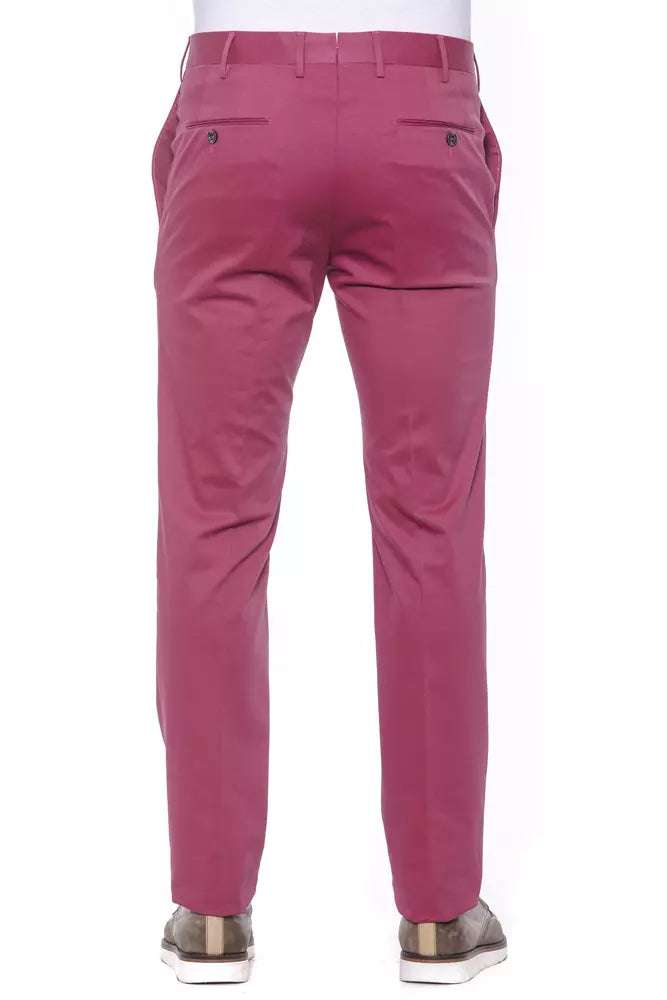 Fuchsia Cotton Jeans & Pant