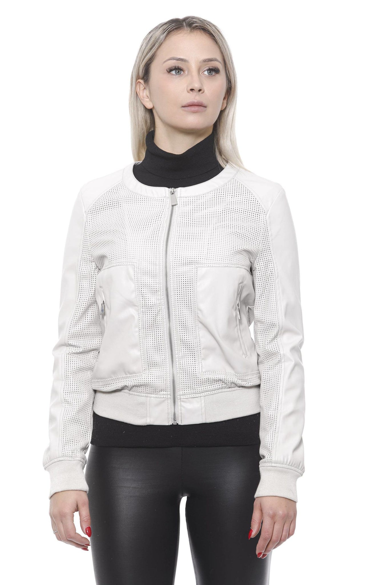 19V69 Italia Beige Polyurethane Jacket