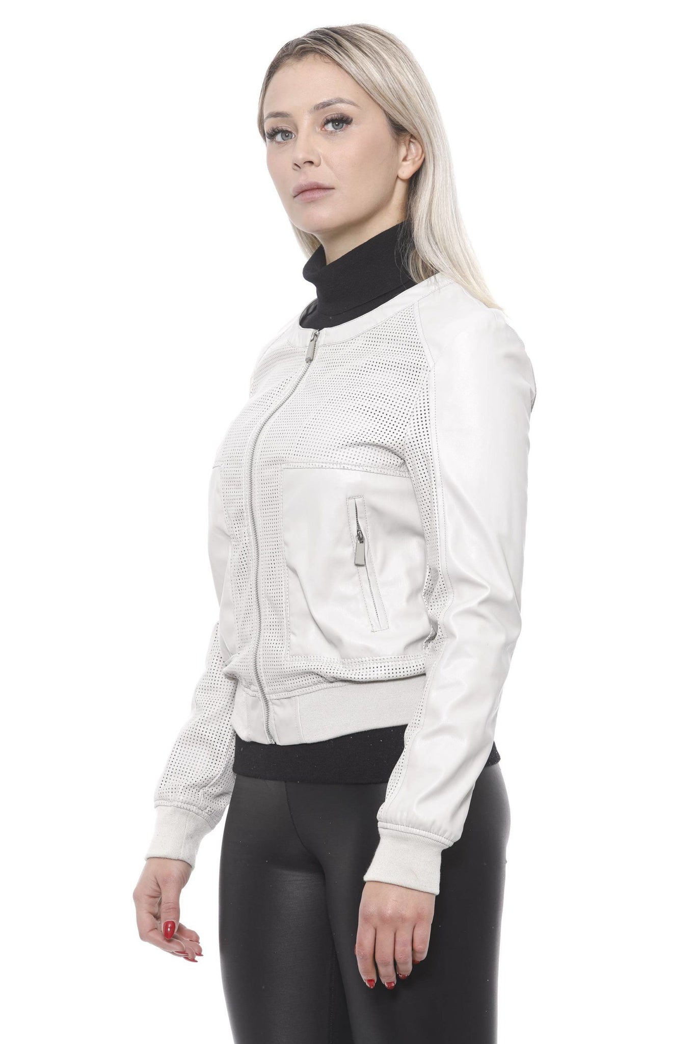 19V69 Italia Beige Polyurethane Jacket