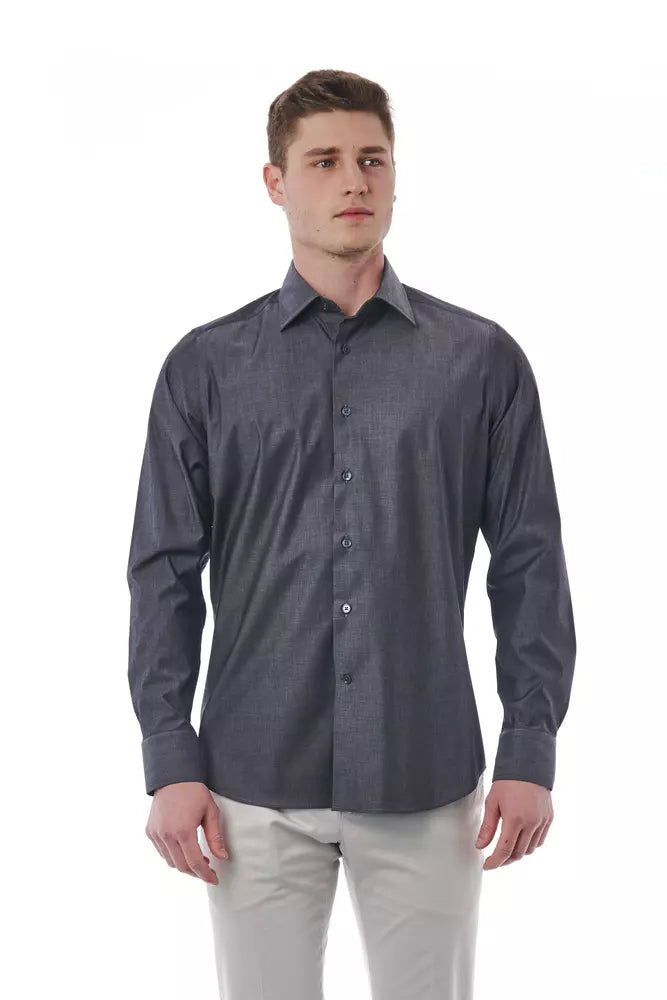Gray Cotton Shirt