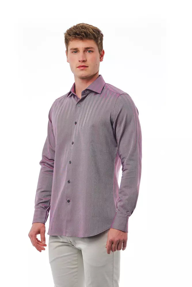 Burgundy Cotton Shirt