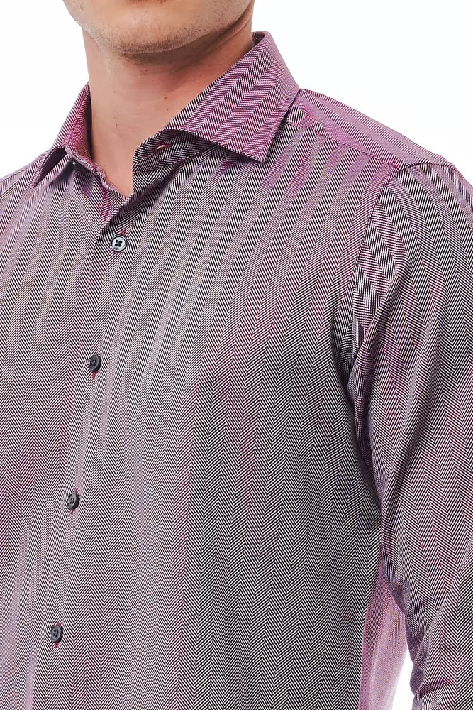 Burgundy Cotton Shirt