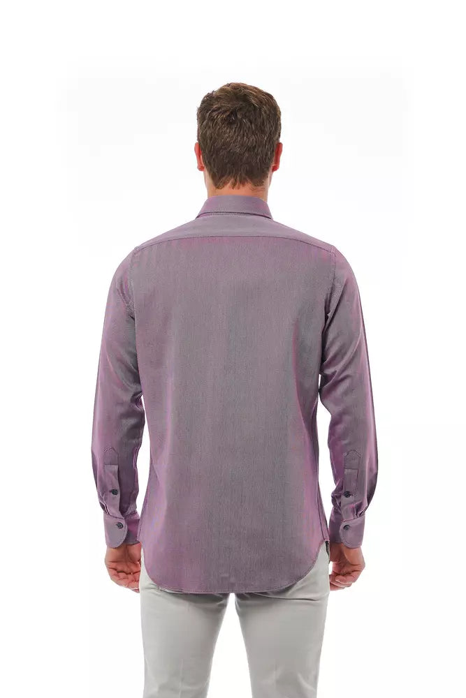 Burgundy Cotton Shirt