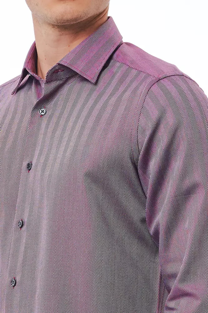 Burgundy Cotton Shirt