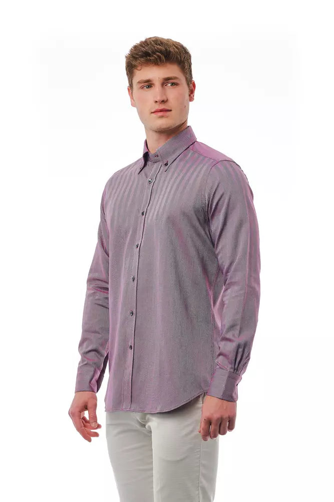 Burgundy Cotton Shirt