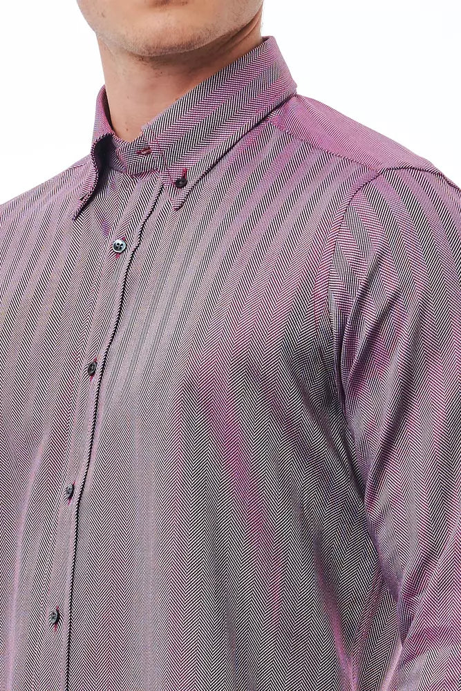Burgundy Cotton Shirt