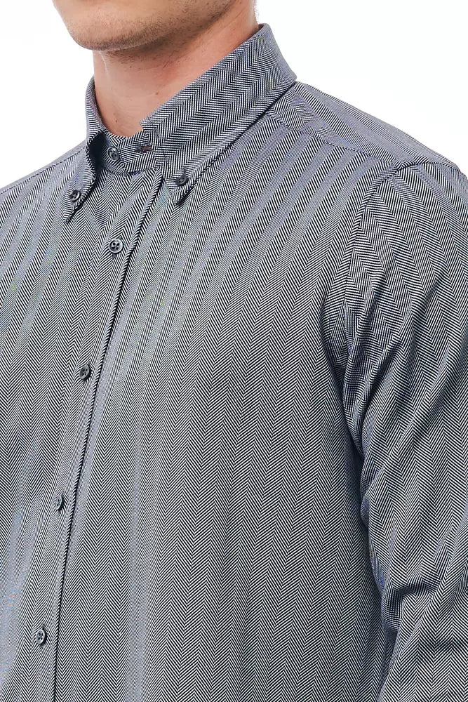Blue Cotton Shirt
