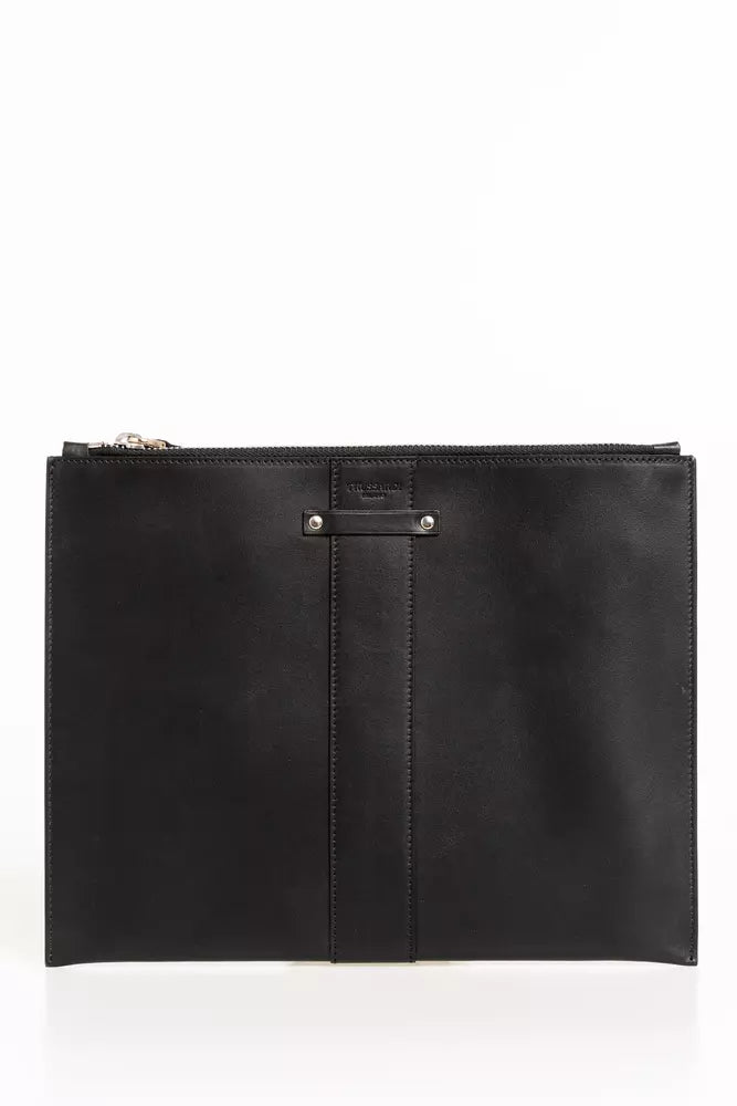 Trussardi Black Leather Wallet