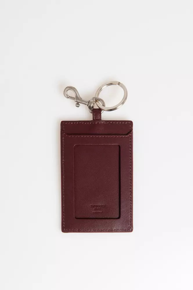 Brown Leather Keychain