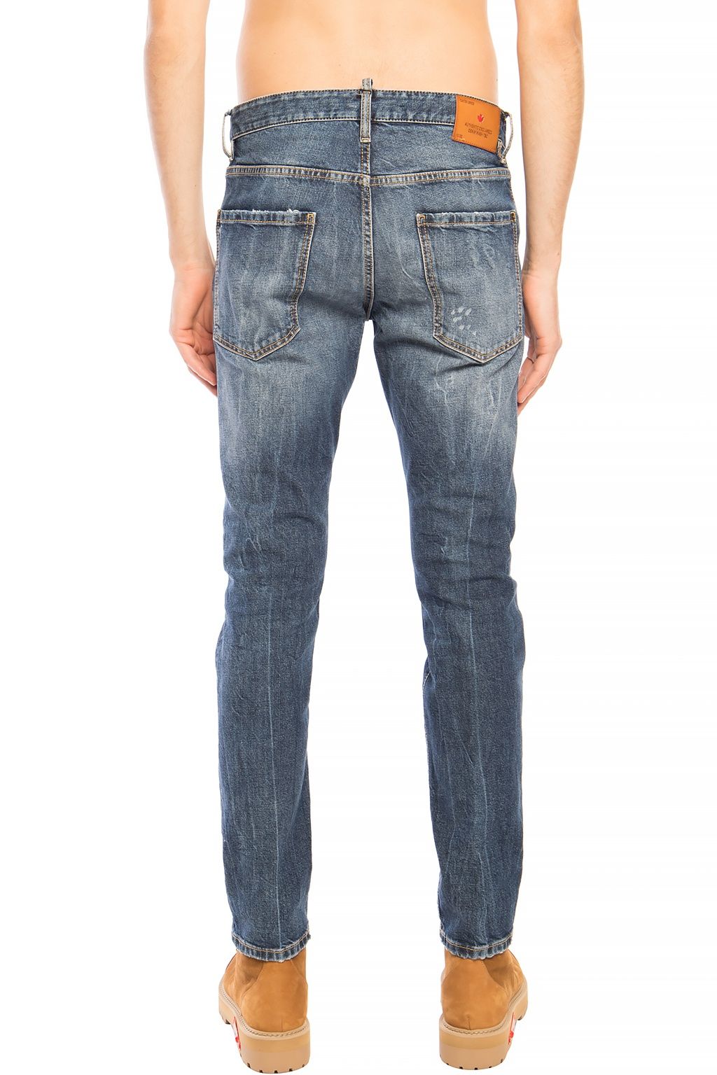 Dsquared² Blue Cotton Jeans & Pant