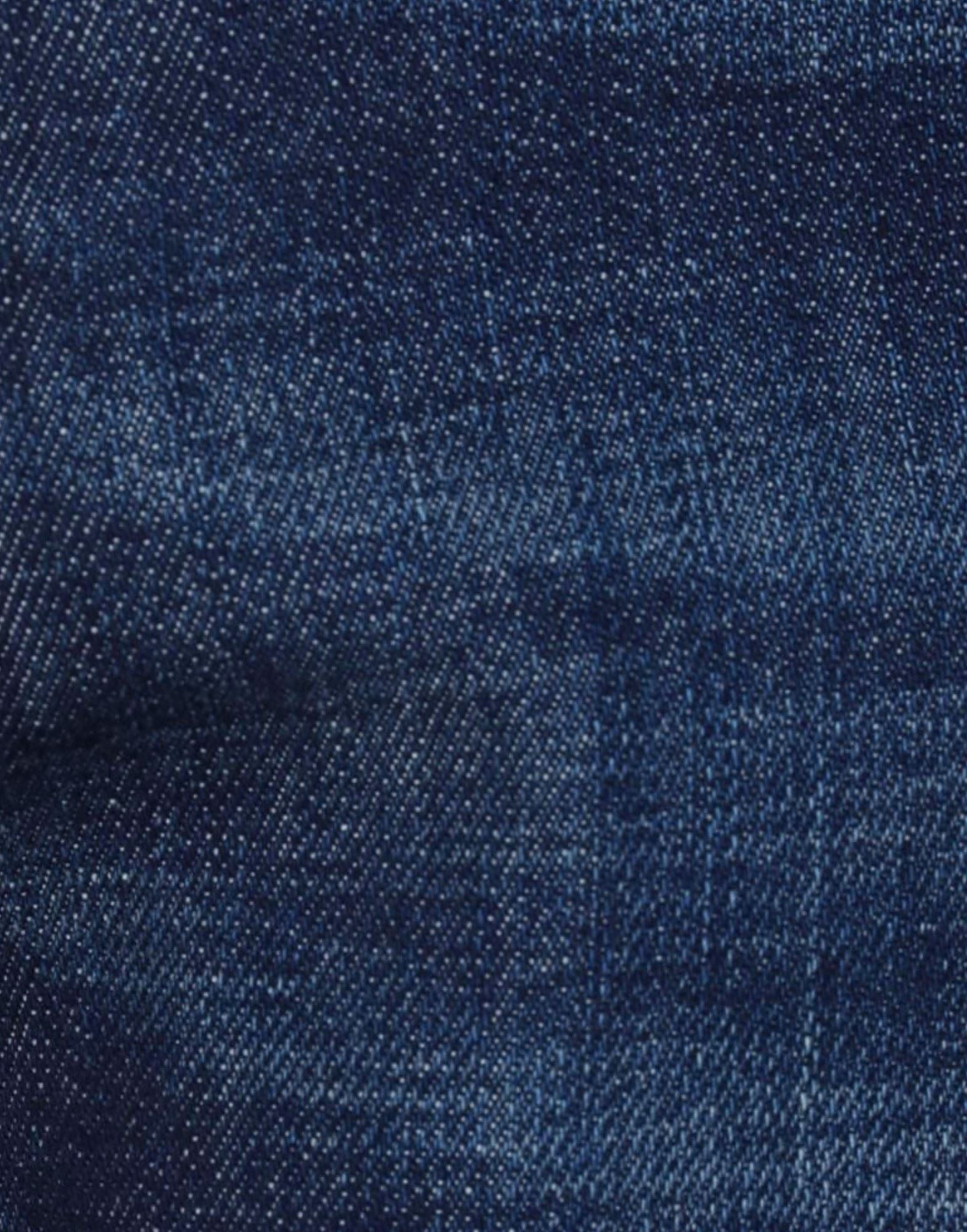 Dark Blue Cotton Regular Fit Jeans