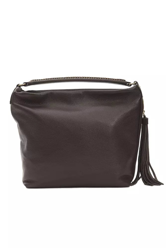 Brown Leather Shoulder Bag