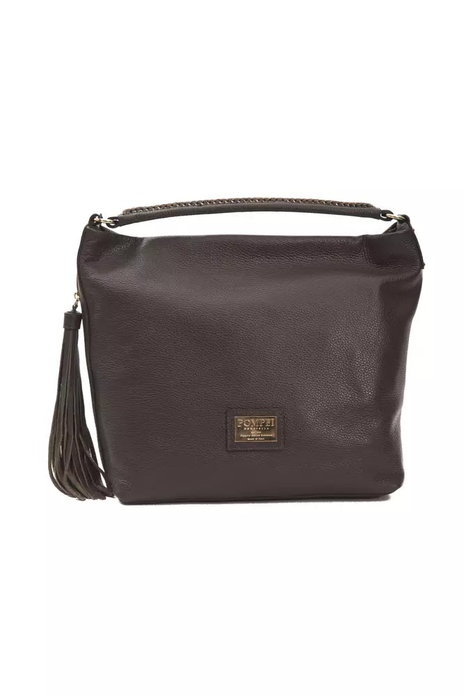 Brown Leather Shoulder Bag
