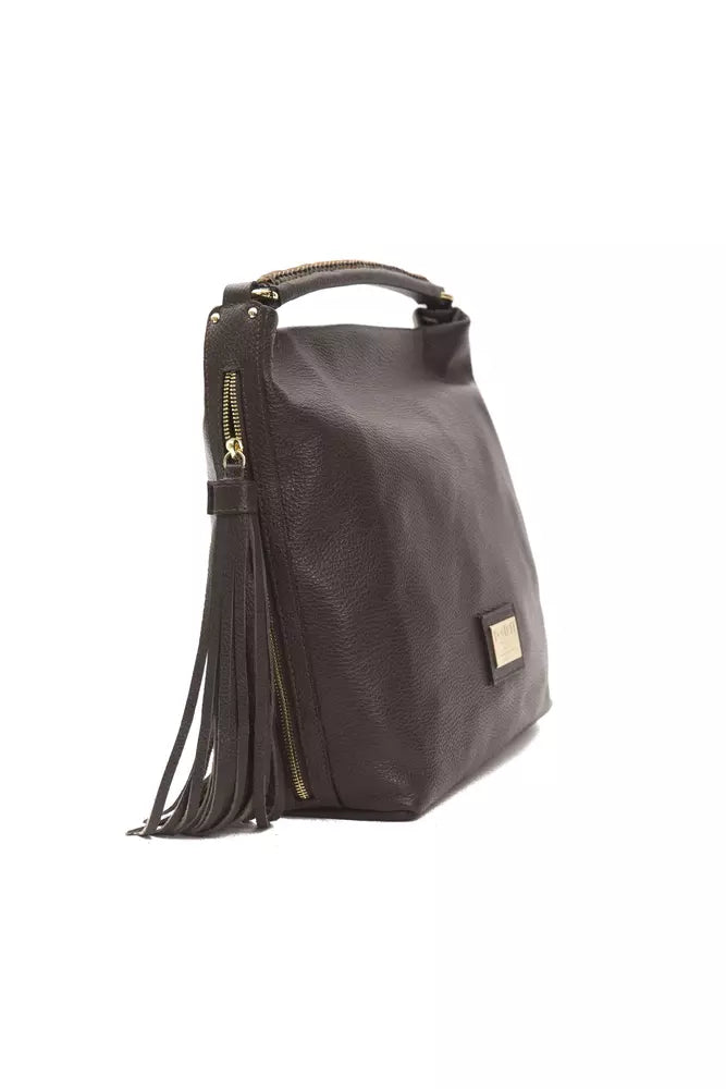 Brown Leather Shoulder Bag