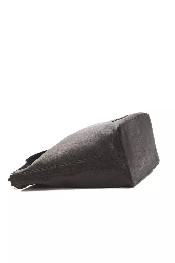 Black Leather Shoulder Bag
