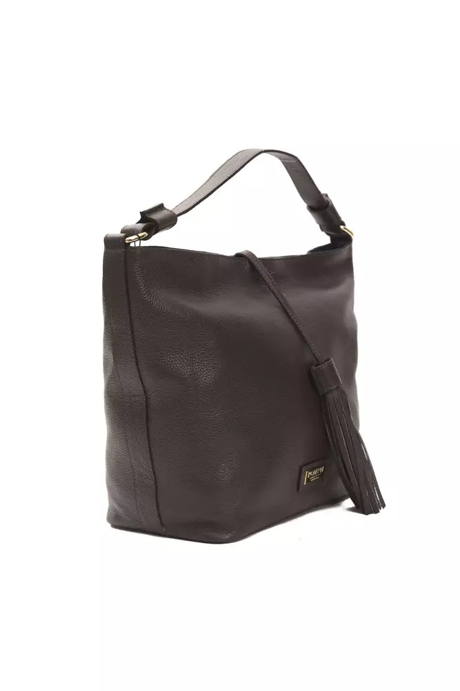 Brown Leather Shoulder Bag