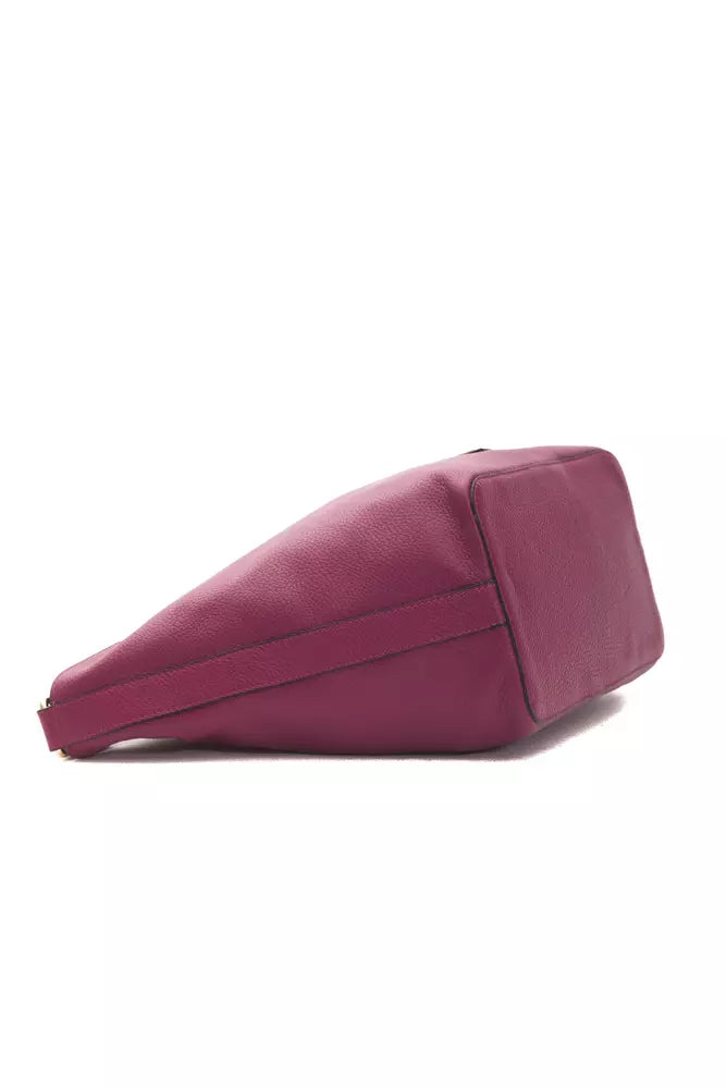Burgundy Leather Shoulder Bag