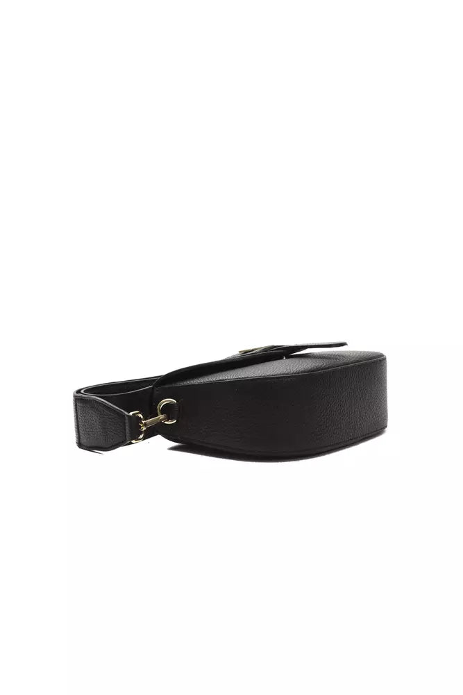 Black Leather Crossbody Bag