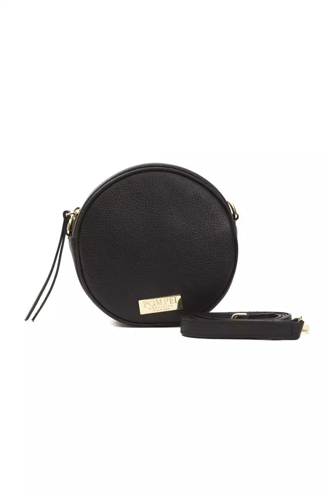 Black Leather Crossbody Bag