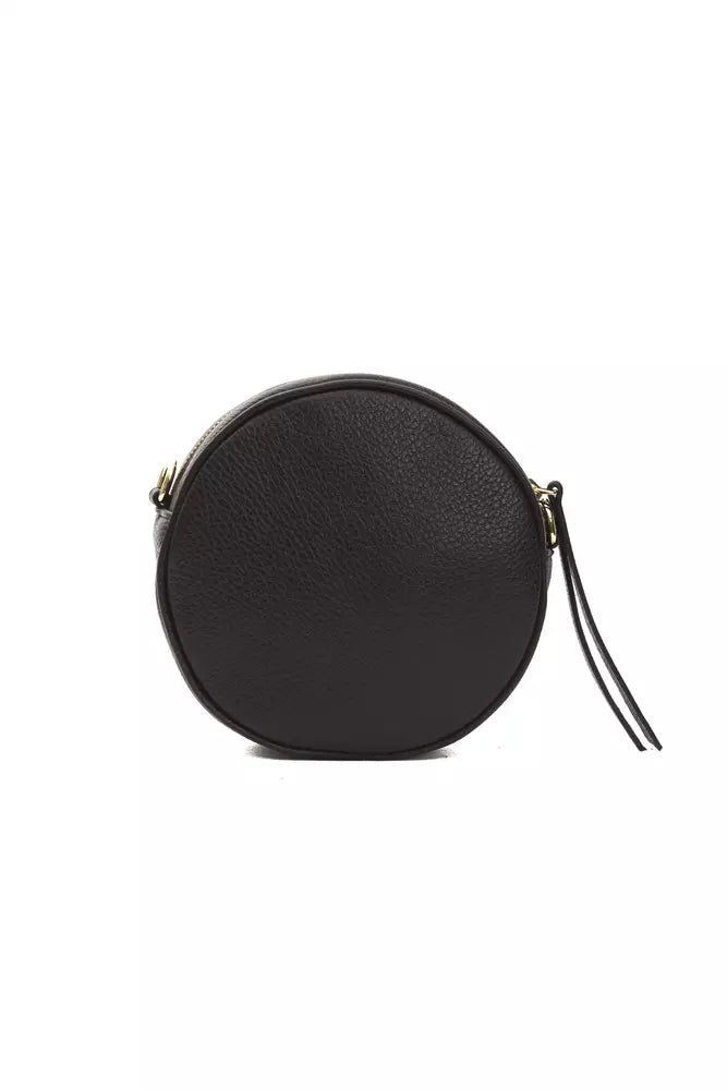 Black Leather Crossbody Bag
