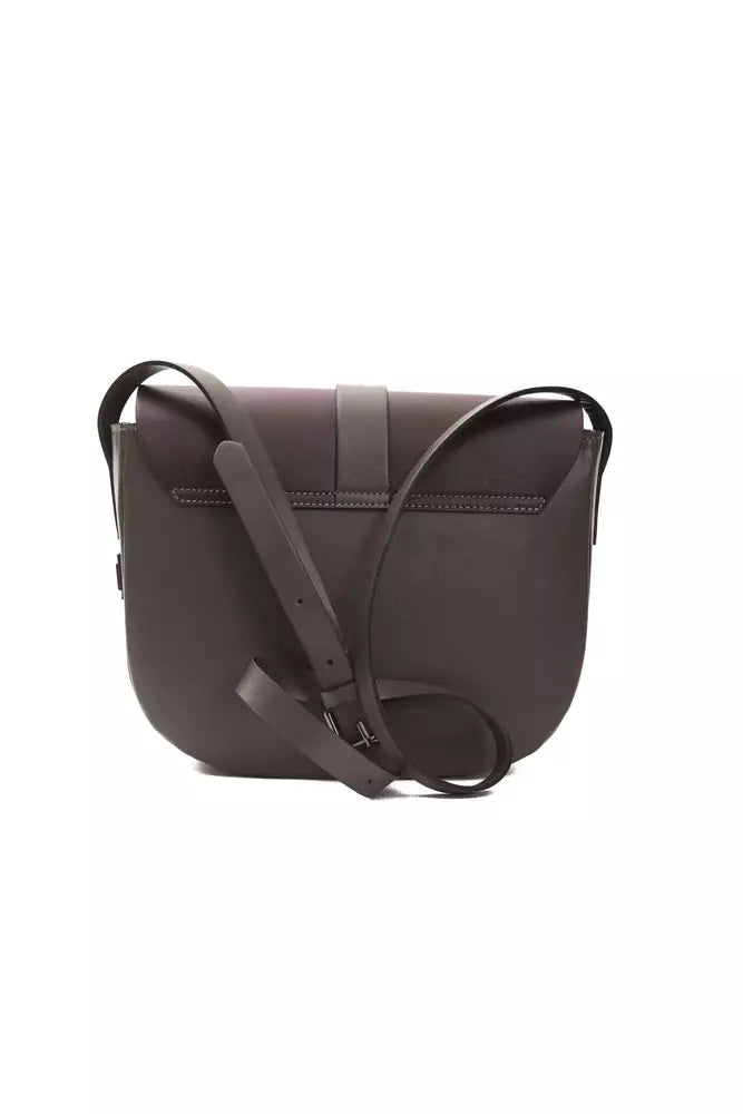 Burgundy Leather Crossbody Bag