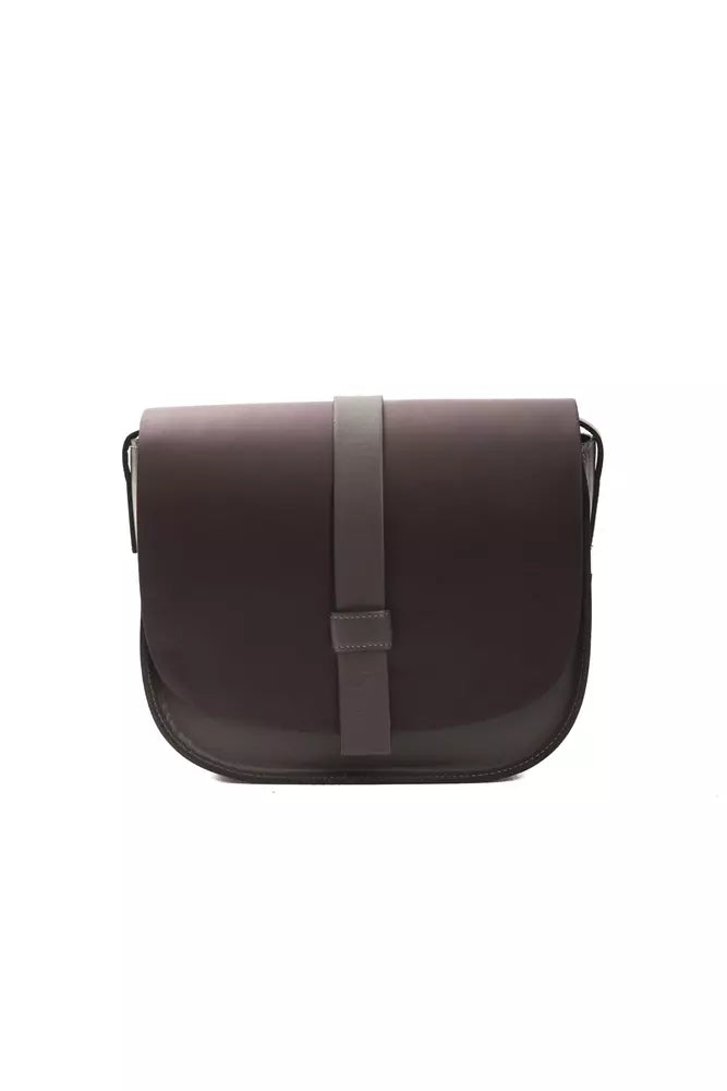 Burgundy Leather Crossbody Bag