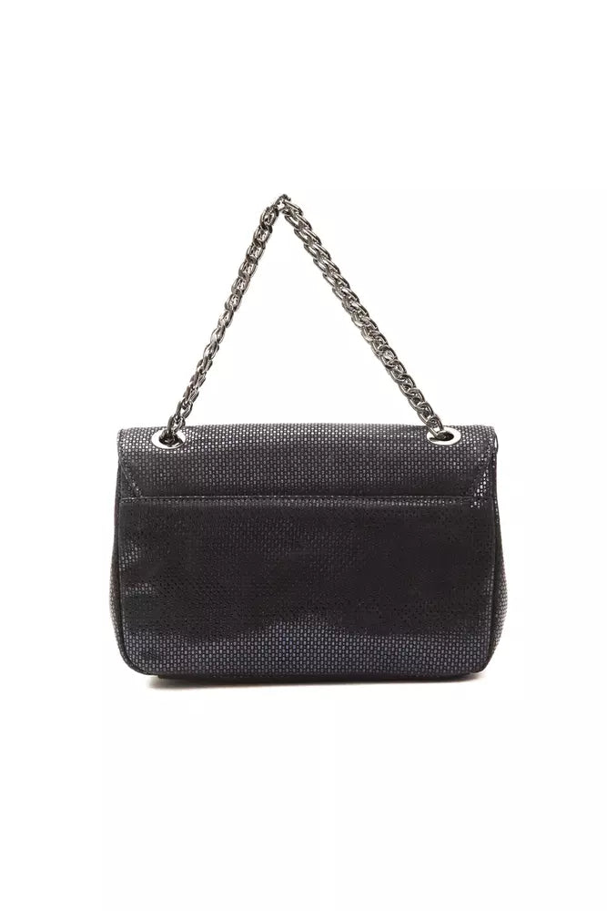 Blue Leather Crossbody Bag