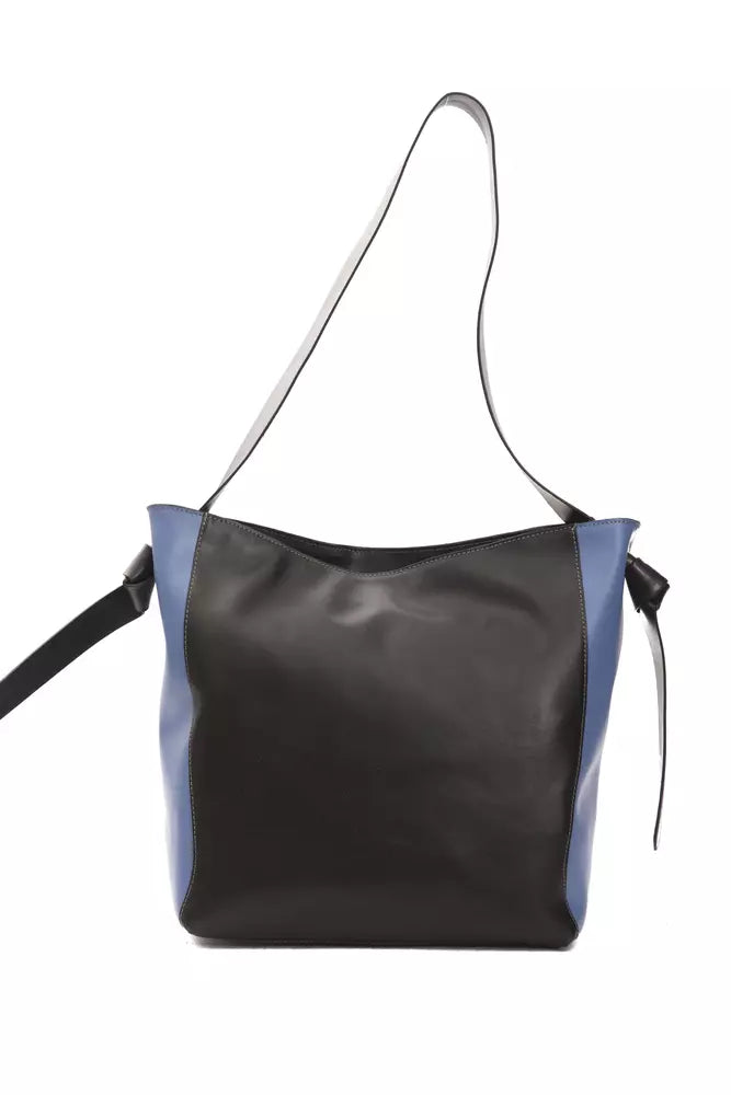 Black Leather Shoulder Bag