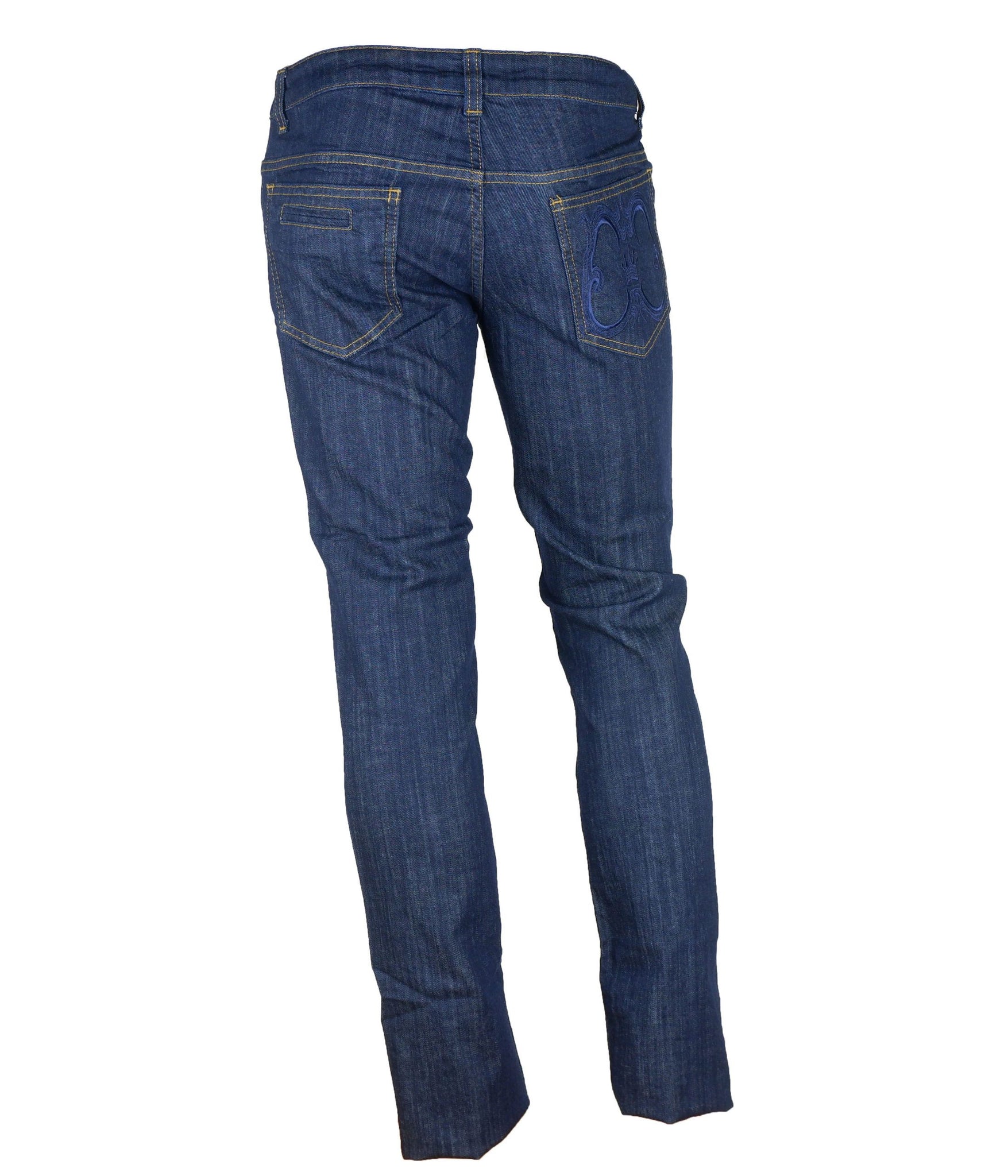 Blue Cotton Jeans & Pants