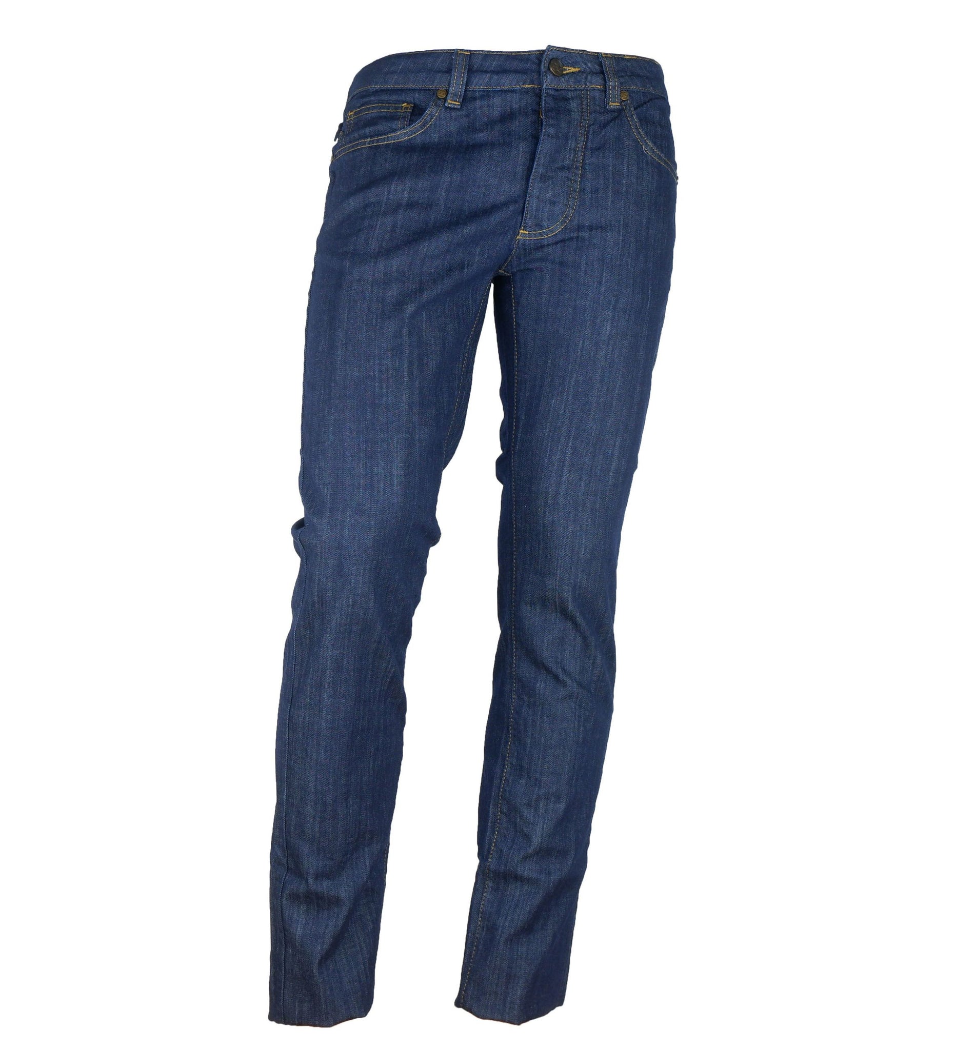Blue Cotton Jeans & Pants