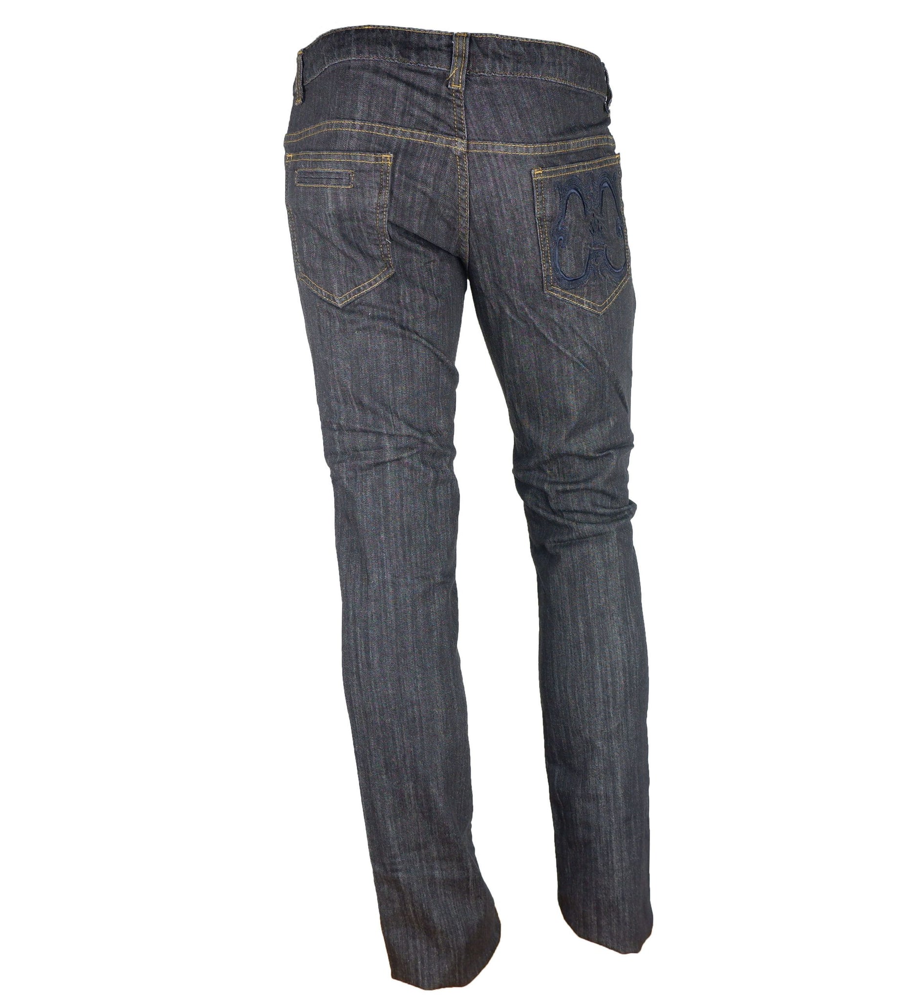 Gray Cotton Jeans & Pant
