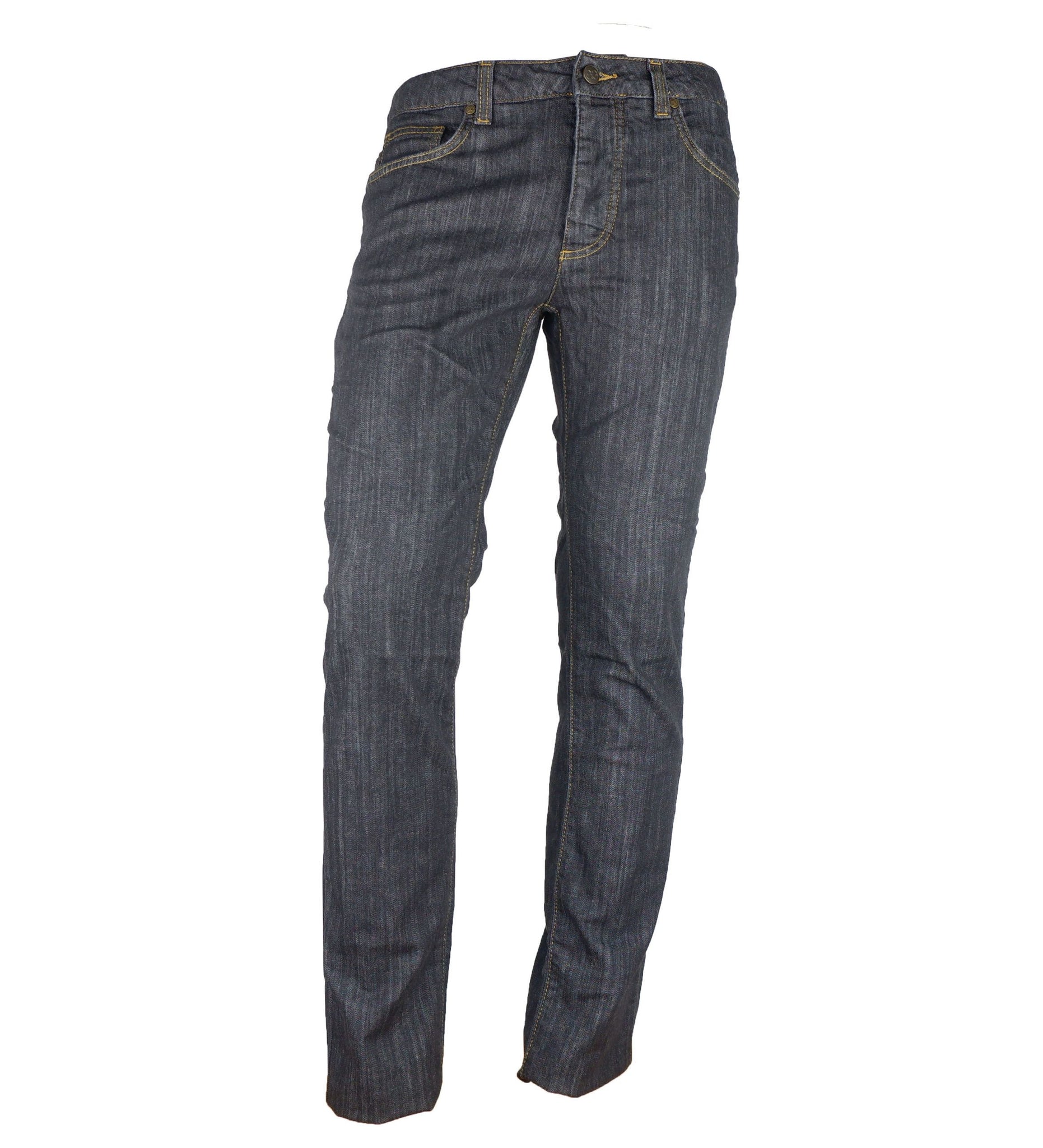 Gray Cotton Jeans & Pant