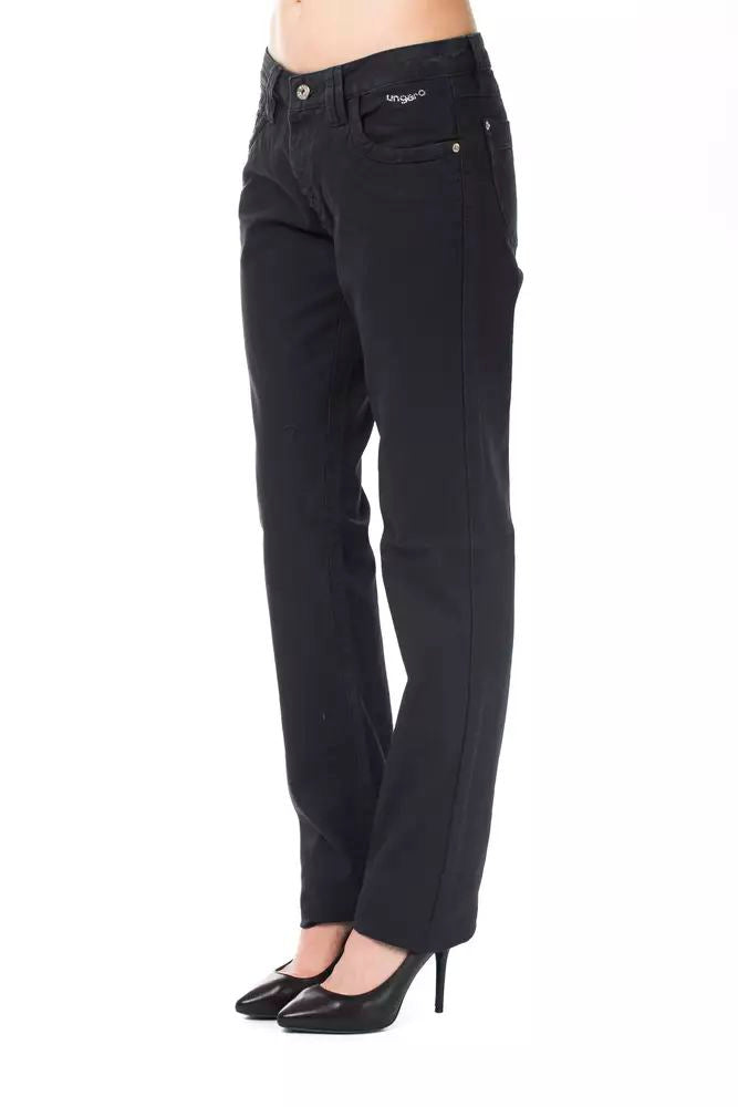 Ungaro Fever Blue Cotton Jeans & Pant