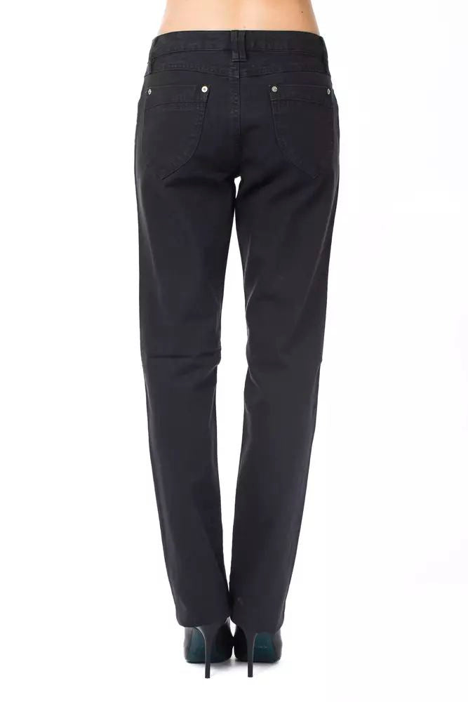 Ungaro Fever Blue Cotton Jeans & Pant